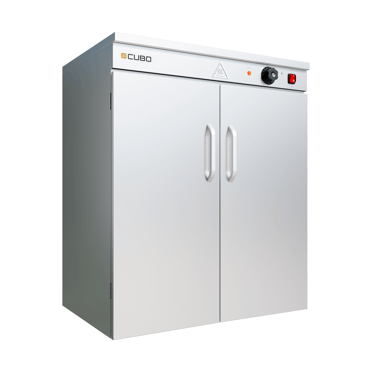 CUBO Bordenwarmer - 2-deurs warmhoudkast - 120 borden - CS-DW-2