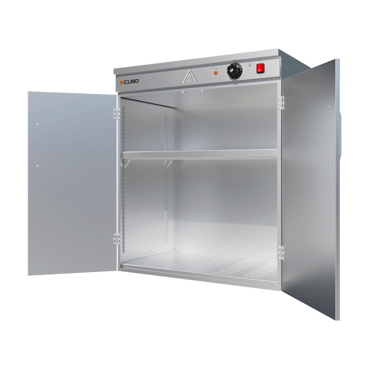 CUBO Bordenwarmer - 2-deurs warmhoudkast - 120 borden - CS-DW-2