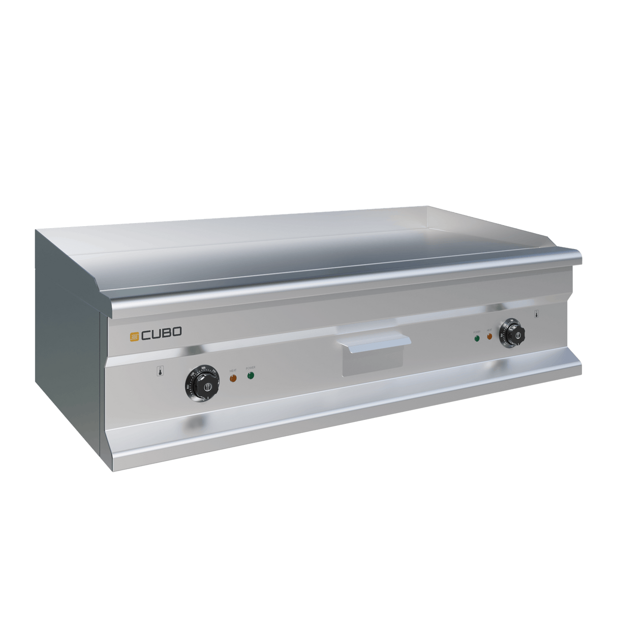 CUBO Elektrische Grillplatte - 100 cm Breite - Flache Oberseite - CS-EG-1000