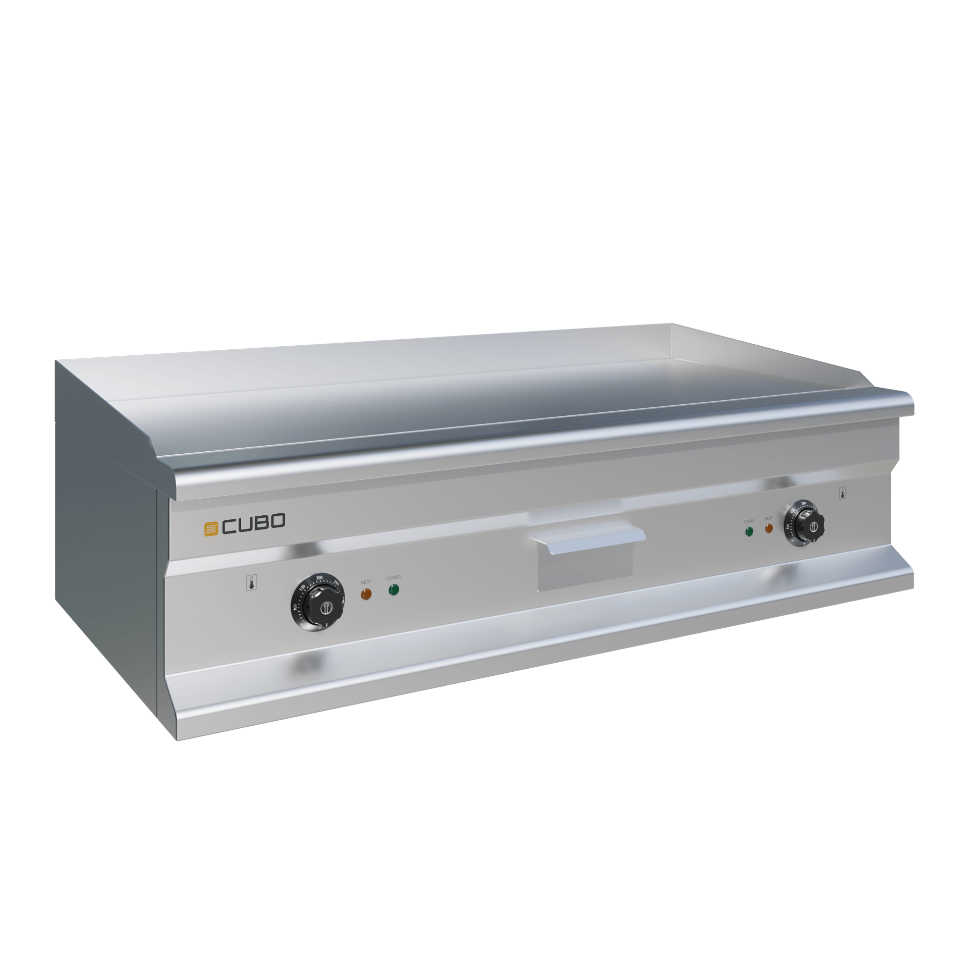 CUBO Elektrische Grillplatte - 100 cm Breite - Flache Oberseite - CS-EG-1000