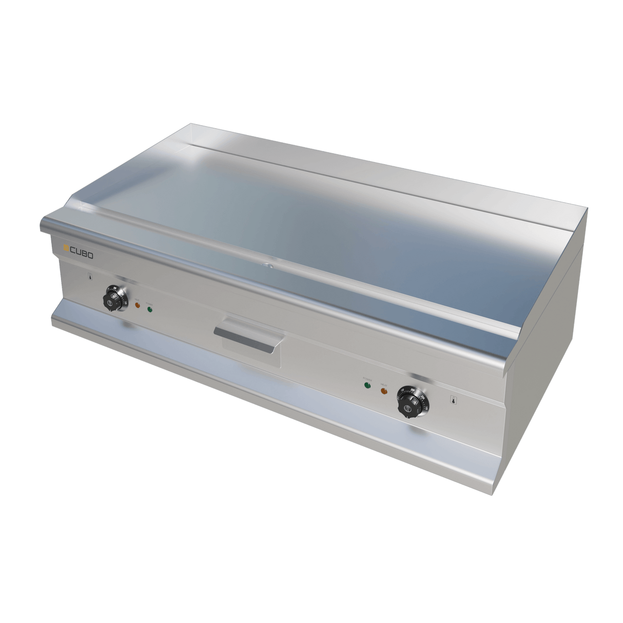 CUBO Elektrische Grillplatte - 100 cm Breite - Flache Oberseite - CS-EG-1000