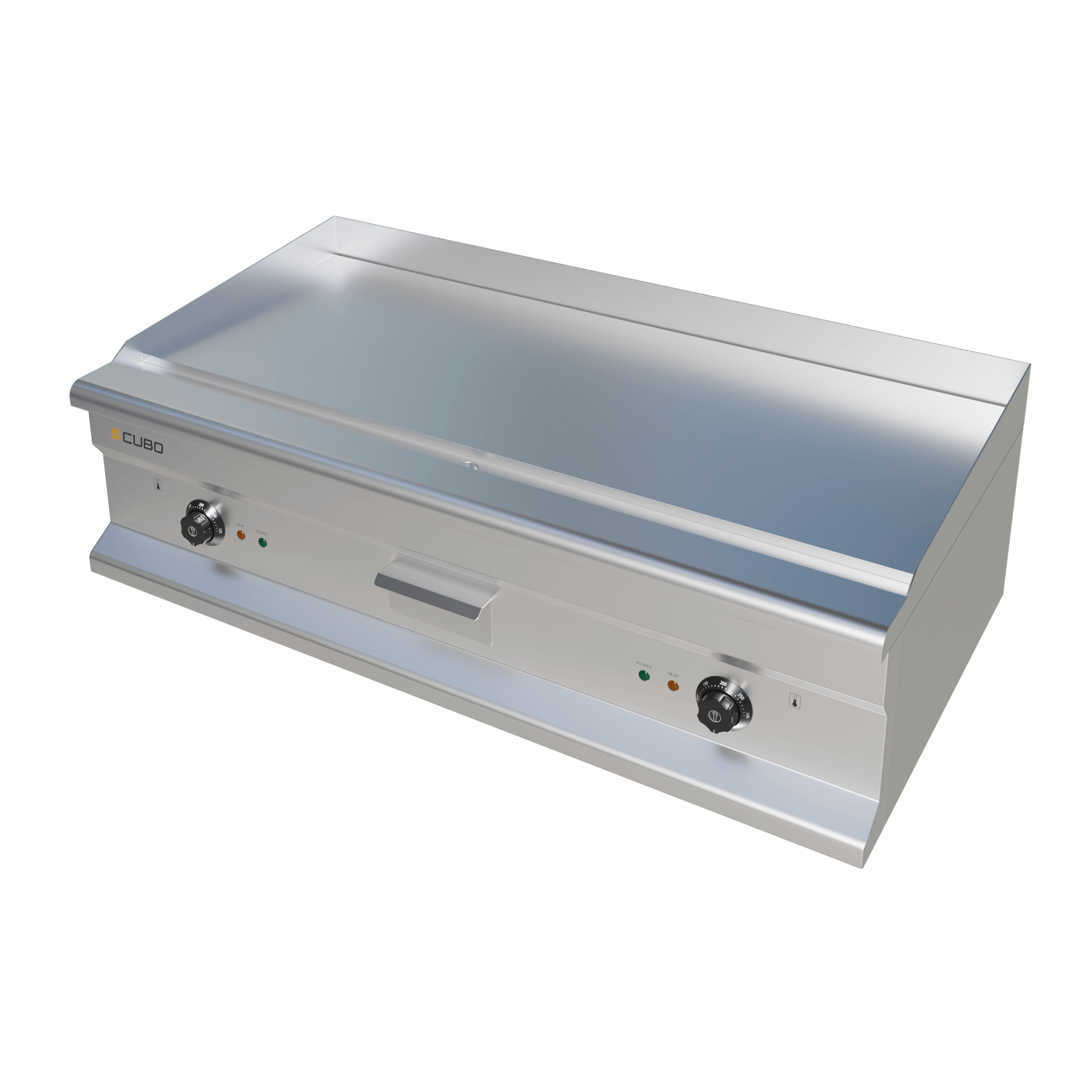 CUBO Elektrische Grillplatte - 100 cm Breite - Flache Oberseite - CS-EG-1000
