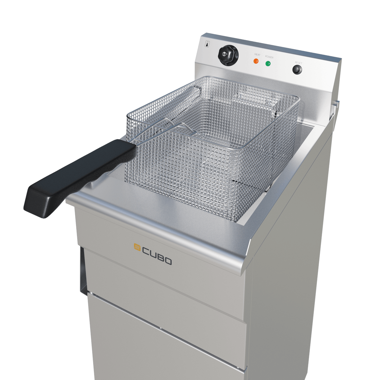 CUBO Friteuse 12L - Elektrisch Staand model - 3kW - CS-FSEF-12S