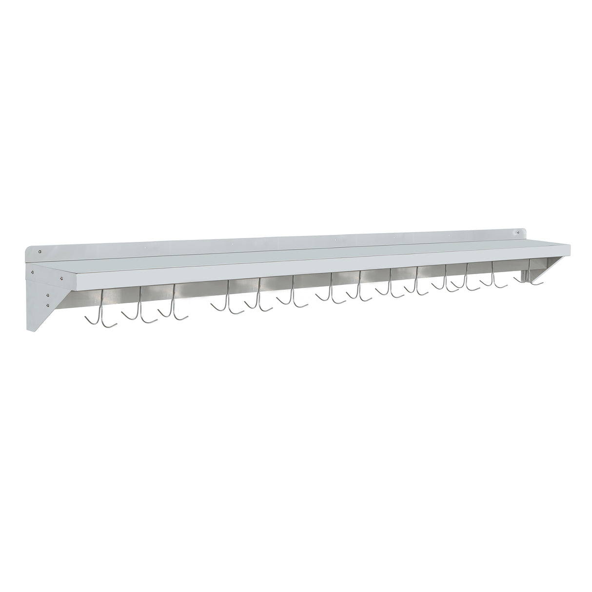 CUBO Wandrek met Potrek 1800 mm Roestvrij staal CS-WMFPR-1800