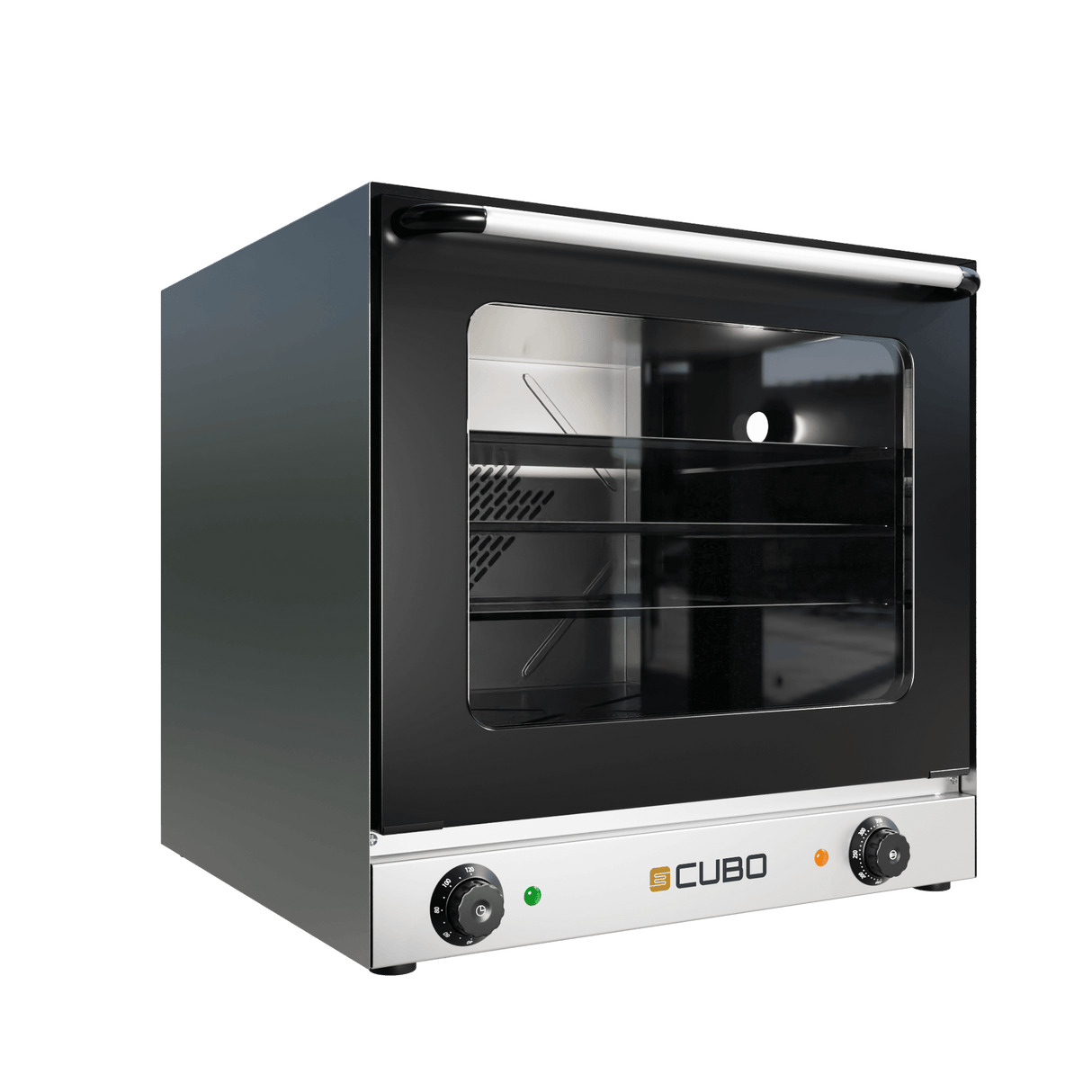 CUBO Heteluchtoven 67L - Elektrisch - 4 schapniveaus - Dubbele fan - Inclusief 4 bakken - CS-YXD1AE