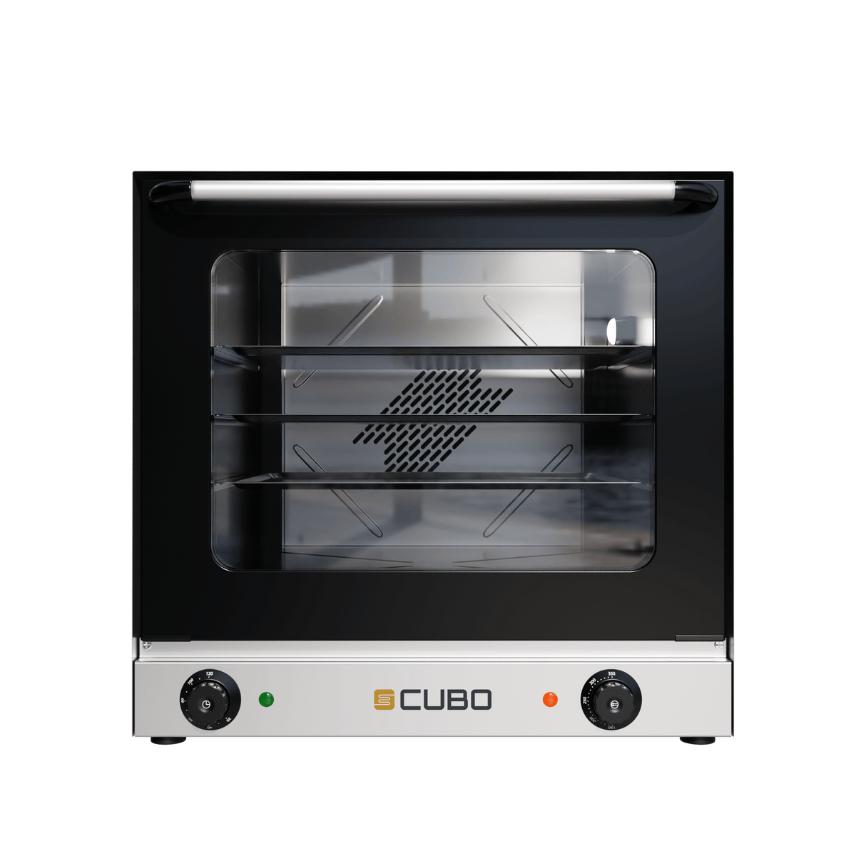 CUBO Heteluchtoven 67L - Elektrisch - 4 schapniveaus - Dubbele fan - Inclusief 4 bakken - CS-YXD1AE