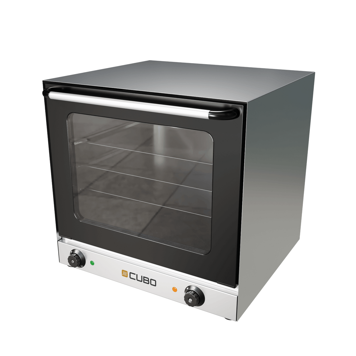 CUBO Heteluchtoven 67L - Elektrisch - 4 schapniveaus - Dubbele fan - Inclusief 4 bakken - CS-YXD1AE