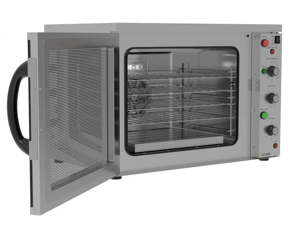 CUBO Convectieoven 108L - Elektrisch - Boven- en onder verwarming - 7 schapniveaus - Kook- en warmhoudfunctie - Geschikt voor 4x GN 1/1 - CS-YXD6A