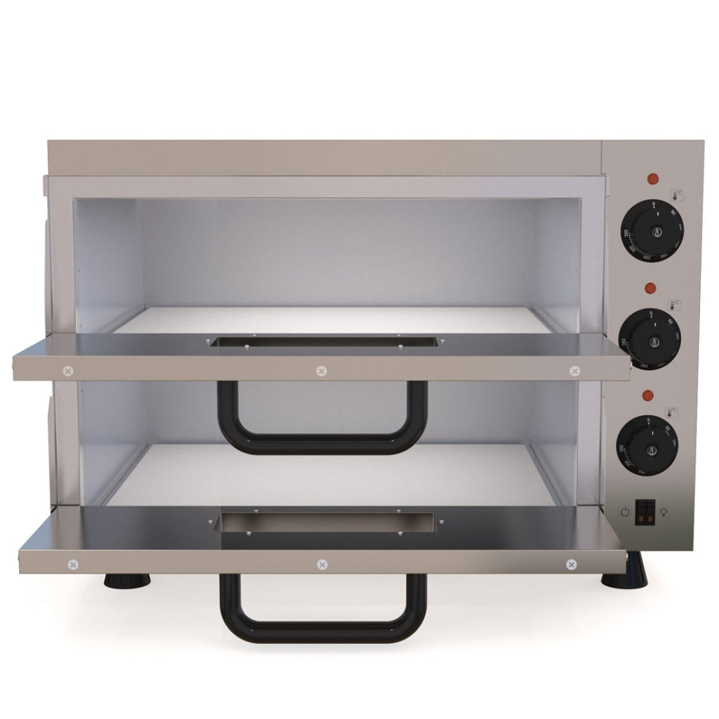 CUBO Compact Twin Deck Electric Pizza Oven - CS-PC-2M Twin Deck Pizza Ovens CUBO