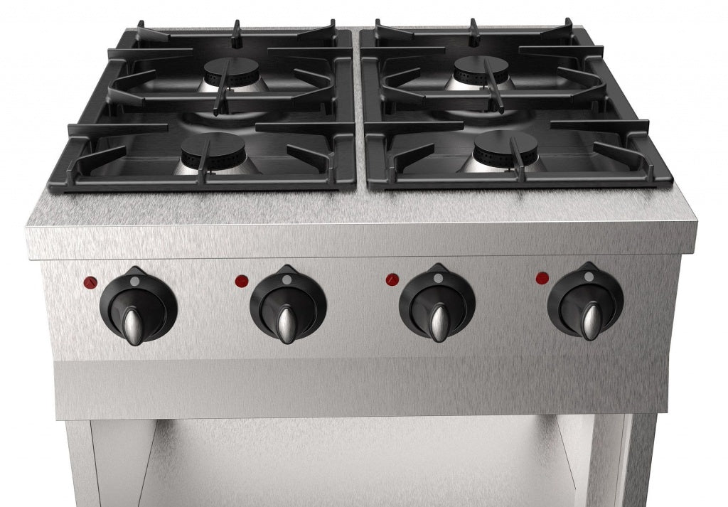 Combisteel 4 Gas Burner Range Stove - 7333.2005 4 & 6 Burner Ovens Combisteel