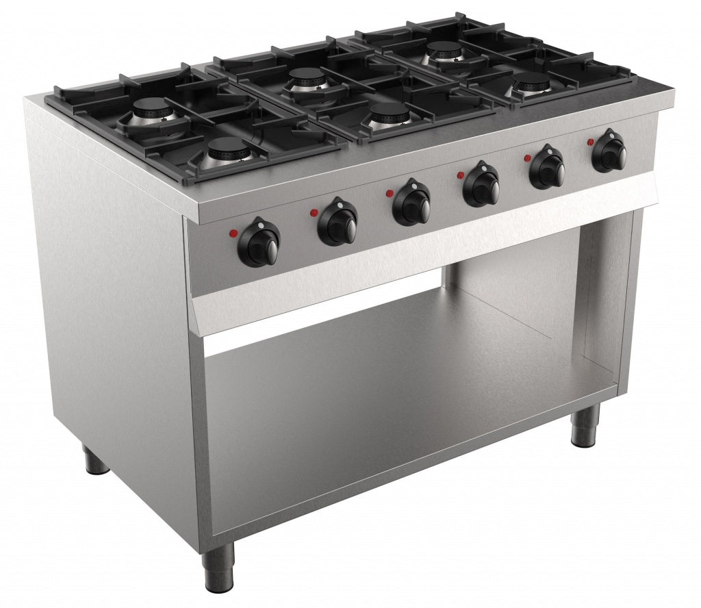 Combisteel 6 Gas Burner Range Stove - 7333.2010 4 & 6 Burner Ovens Combisteel