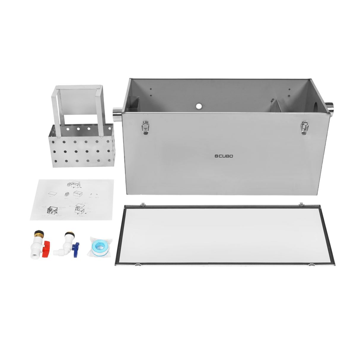 CUBO 65L Fettabscheider Edelstahl CS-GT65