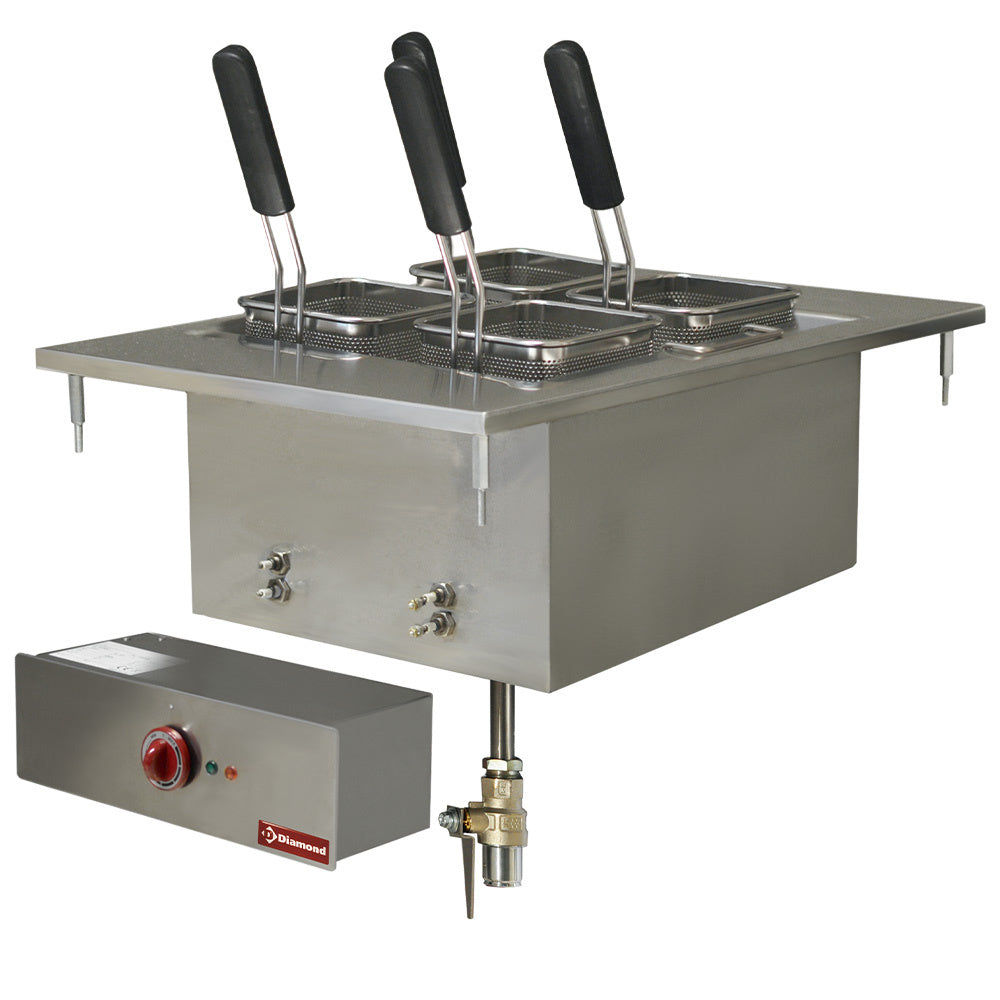 Diamond Electric pasta cooker, 20 liters, drop in - EDI/CP4