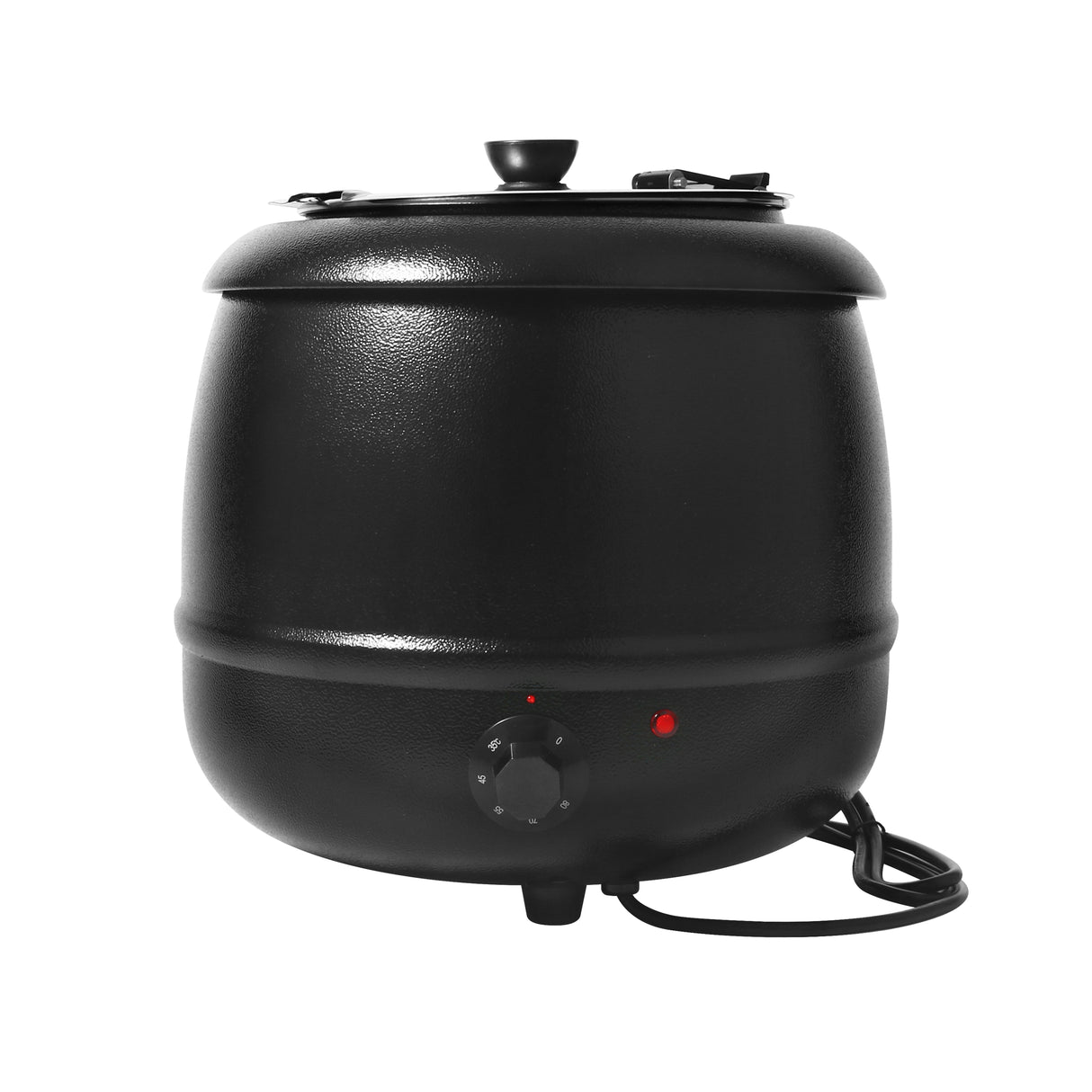 CUBO 10L Elektrischer Suppentopf Edelstahl Schwarz CS-SK