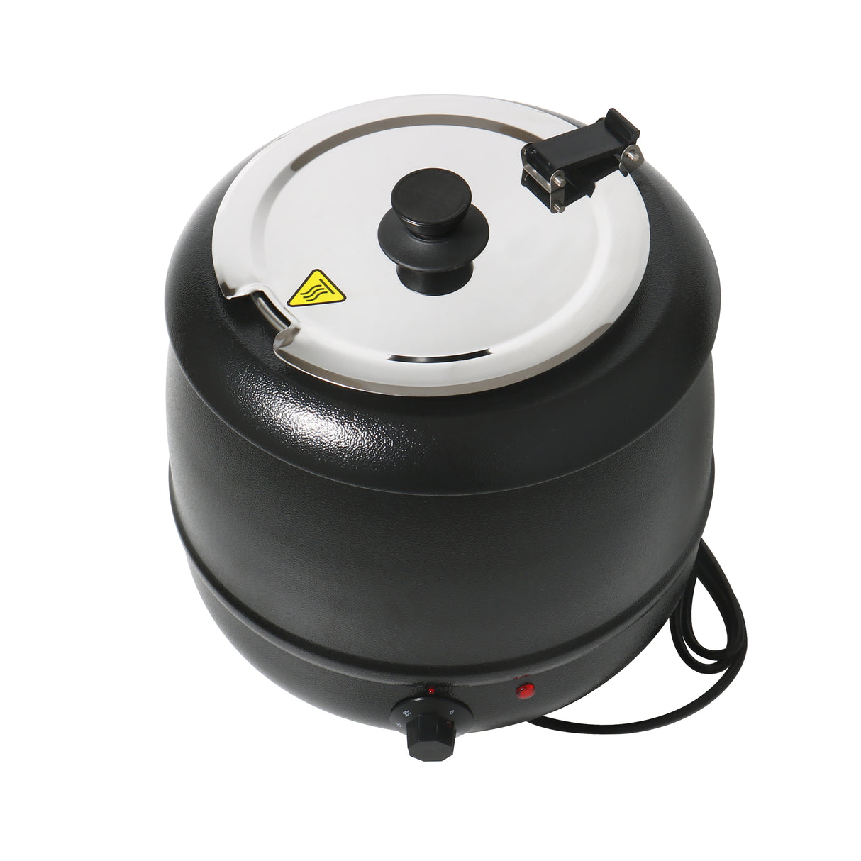 CUBO 10L Elektrischer Suppentopf Edelstahl Schwarz CS-SK