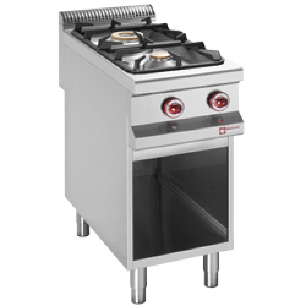 Diamond Stove 2 gas burners, open cupboard - G99/2BA1-N