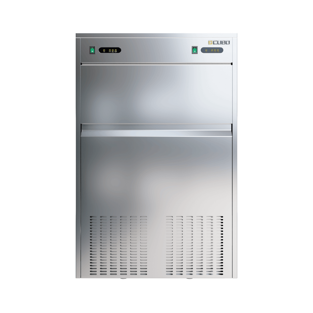 CUBO Eiswürfelmaschine Bullet-Typ 100 kg/24h – 55 kg Vorrat – Edelstahl Gastro - CS-IM100B