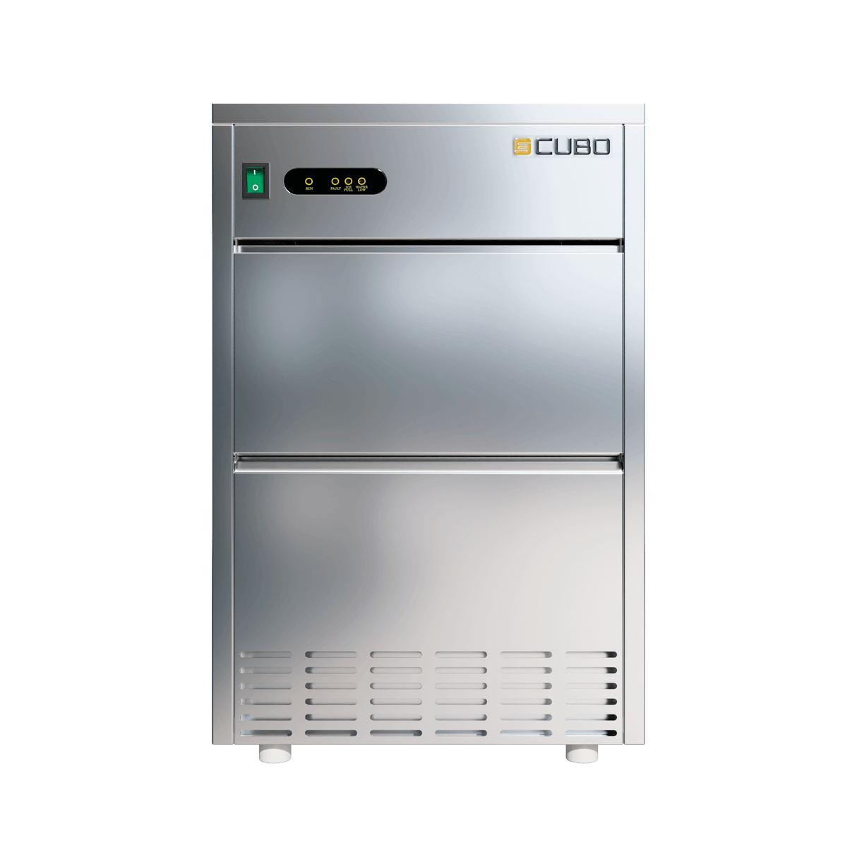 CUBO Eiswürfelmaschine Bullet-Typ 28 kg/24h – 9 kg Vorratsbehälter – Edelstahl Gastro - CS-IM28B