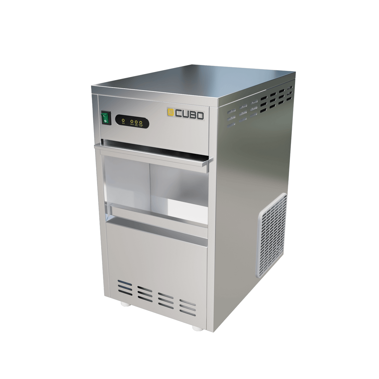 CUBO Ice Flaker Machine - 30kg Output / 10kg Storage Gravity Drain- CS-IF30