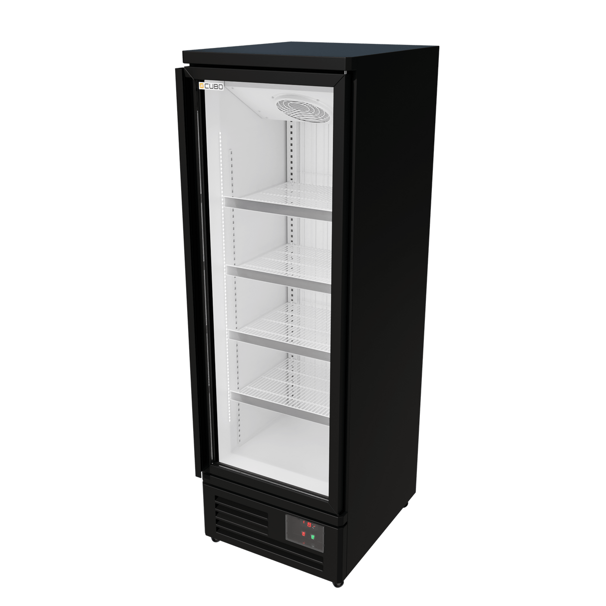 CUBO Display Freezer 400L - 1 Door - 5 Shelves - Glass Door - White Interior - CS-SU6W