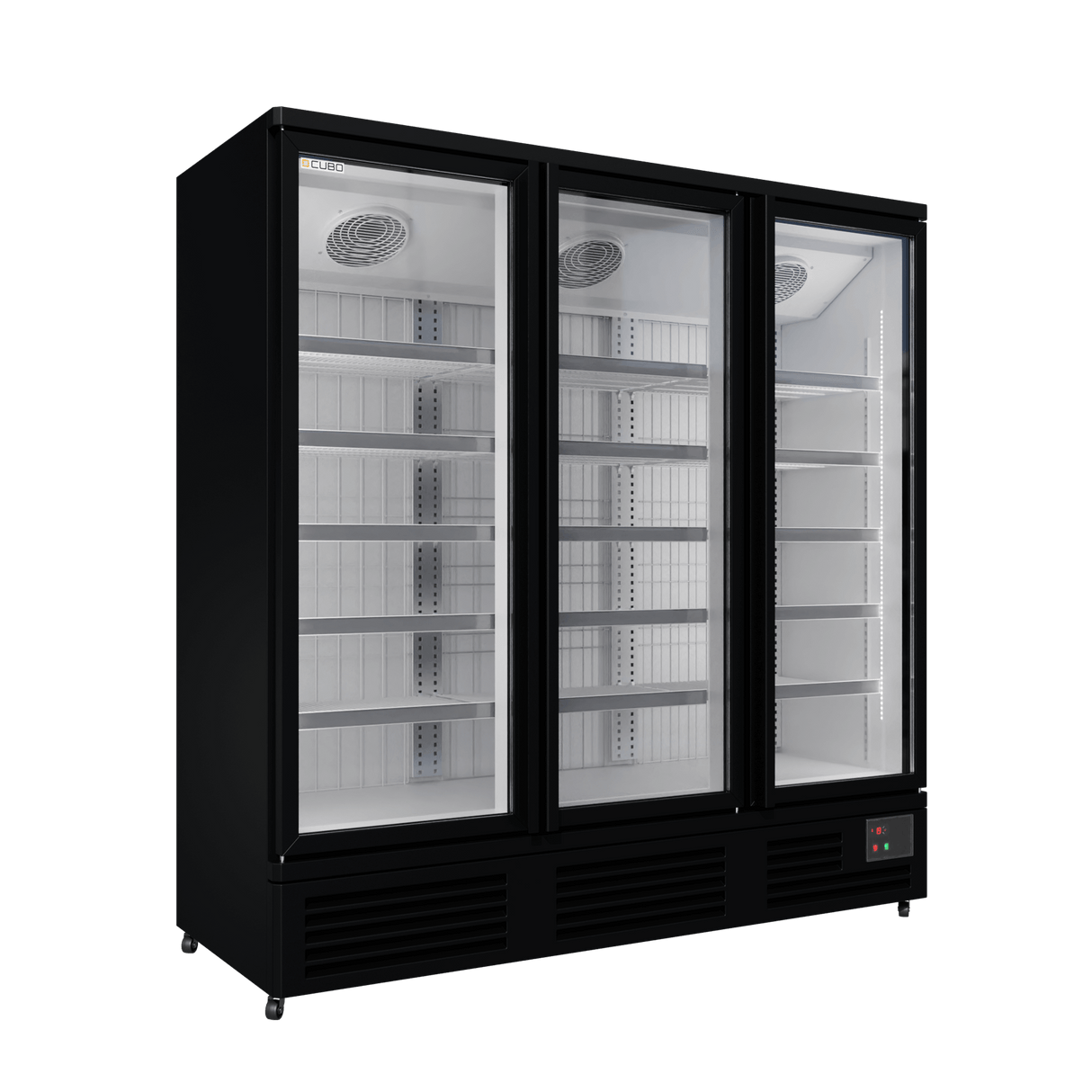 CUBO Display Freezer 1220L - 3 Door - 15 Shelves - Glass Door - White Interior - CS-SU19W