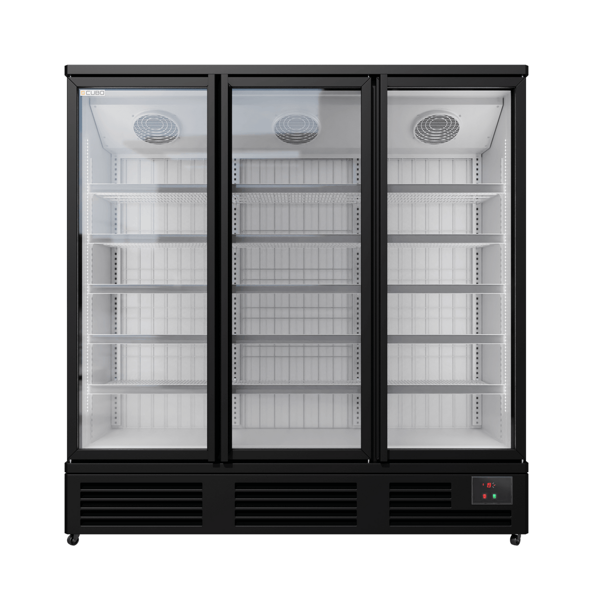 CUBO Display Freezer 1220L - 3 Door - 15 Shelves - Glass Door - White Interior - CS-SU19W
