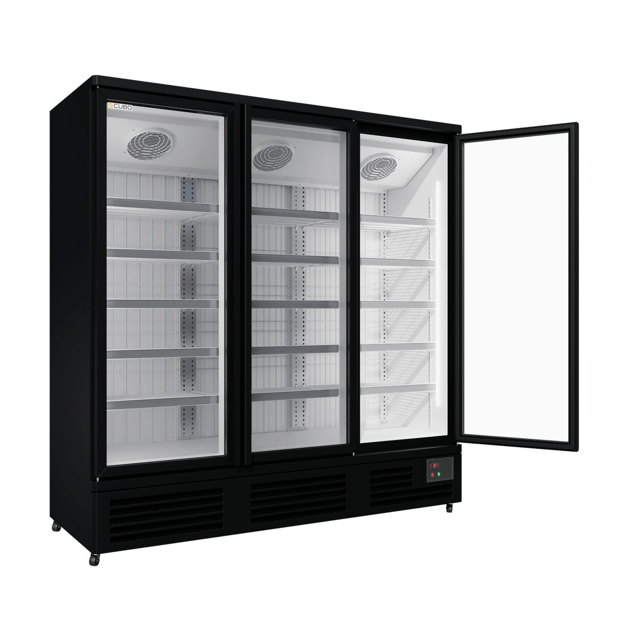 CUBO Display Freezer 1220L - 3 Door - 15 Shelves - Glass Door - White Interior - CS-SU19W