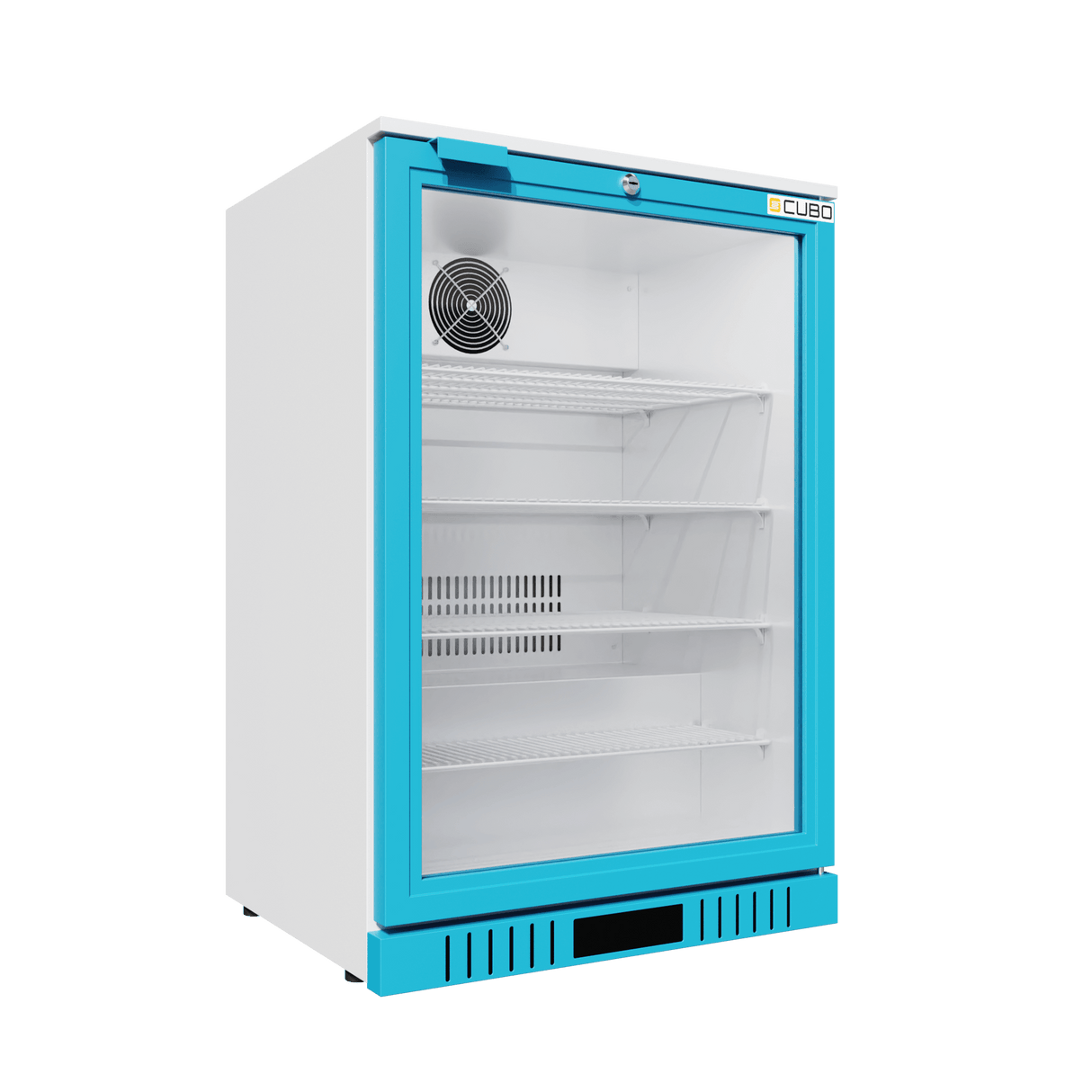 CUBO Medical / Cosmetics / Veterinary Fridge 127L - 1 Glass Door - Lockable CS-MF130