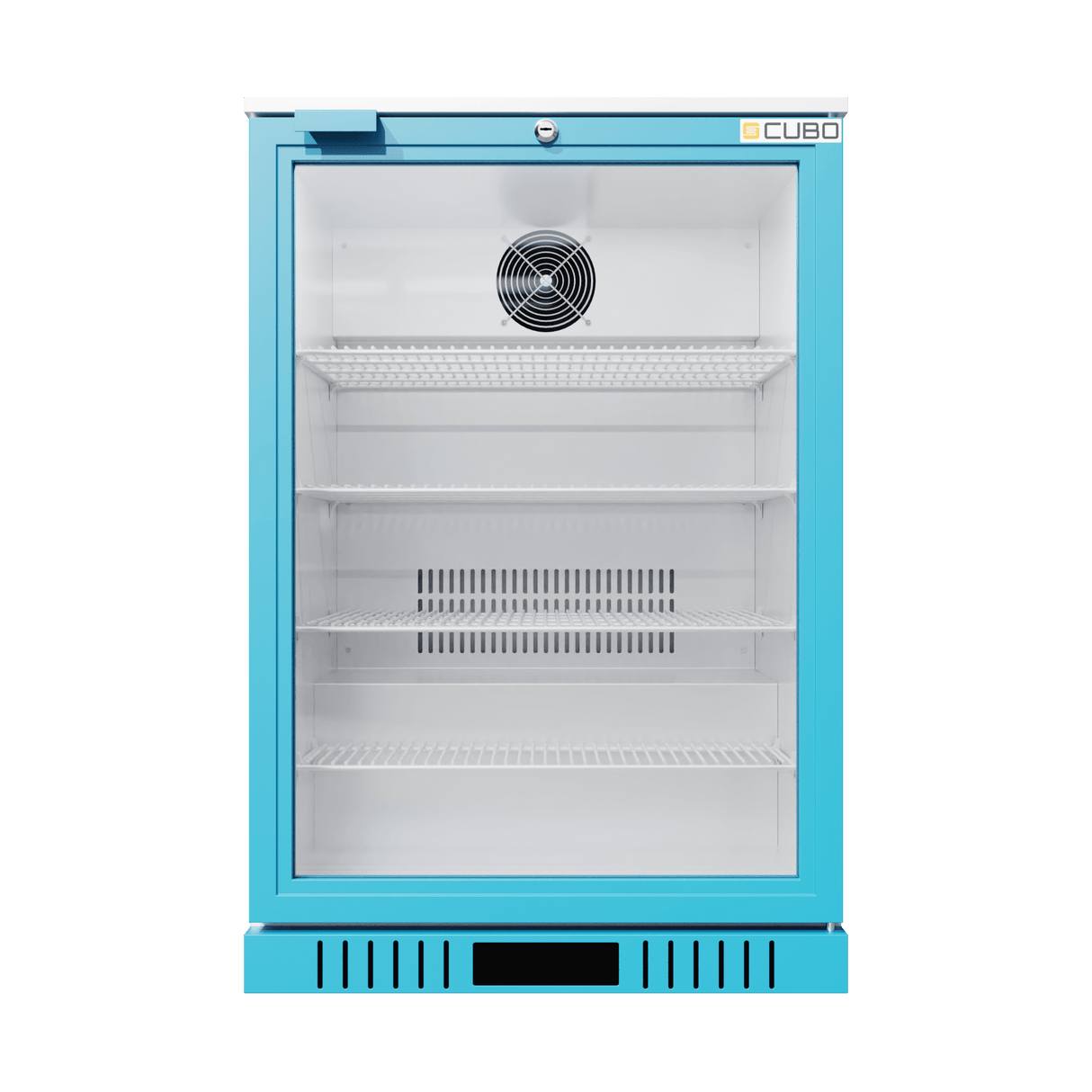 CUBO Medical / Cosmetics / Veterinary Fridge 127L - 1 Glass Door - Lockable CS-MF130