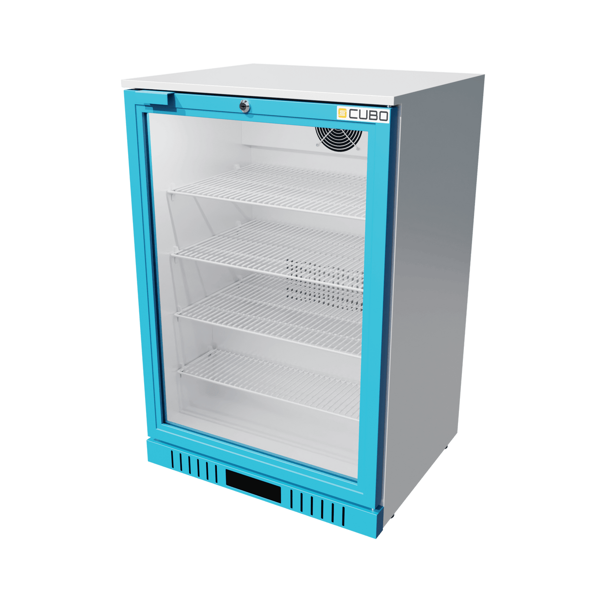 CUBO Medical / Cosmetics / Veterinary Fridge 127L - 1 Glass Door - Lockable CS-MF130
