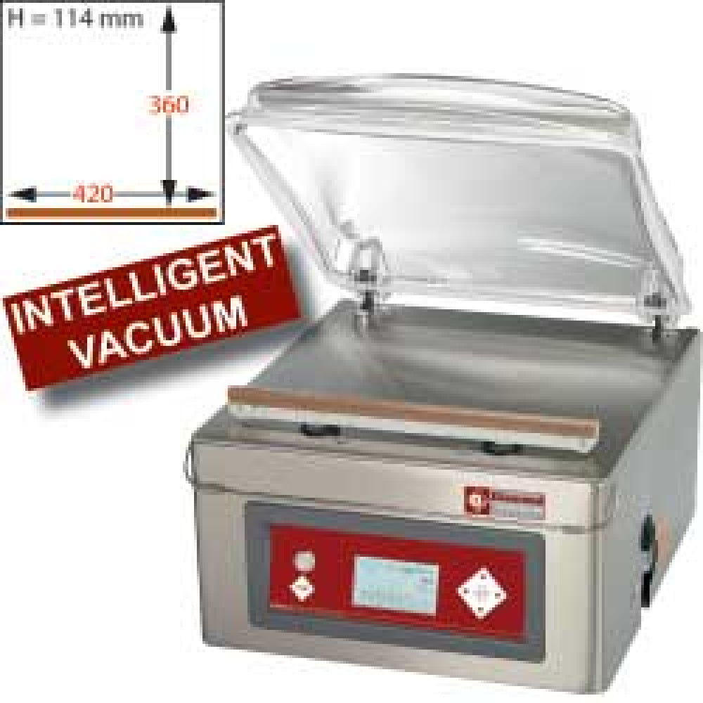 Diamond Vacuum machine 420x360xh114 mm., LCD screen - 16 m3/h - LX-160