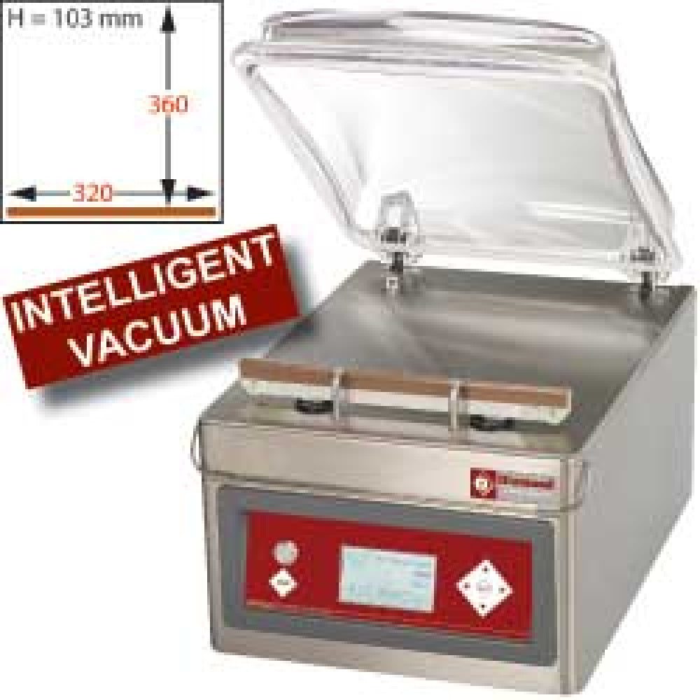 Diamond Vacuum machine 360x320xh103 mm, LCD screen - LX-80