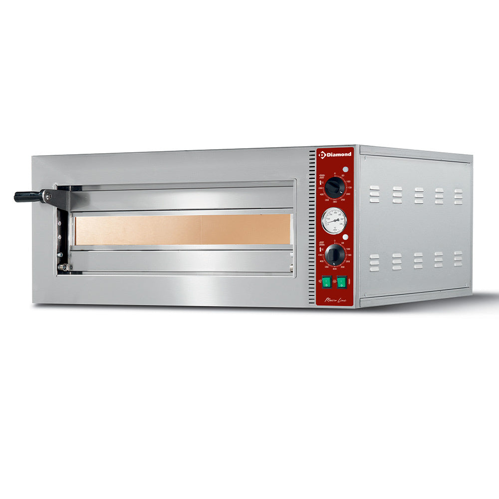 Diamond Electric pizza-oven Ø 420 mm, chamber 420x420xh140 mm - MACRO42-N