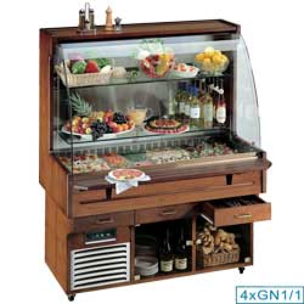 Diamond Buffet 4 GN 1/1 und Kühltheke - MONTERREY