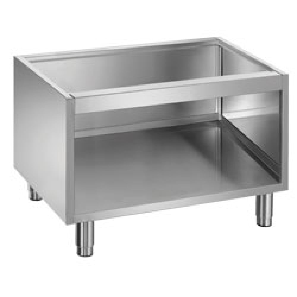 Diamond Open base on removable feet in stainless steel - N77/BA7-NR