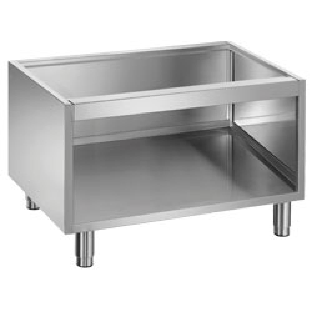 Diamond Open base on removable feet in stainless steel - N77/BA8-NR