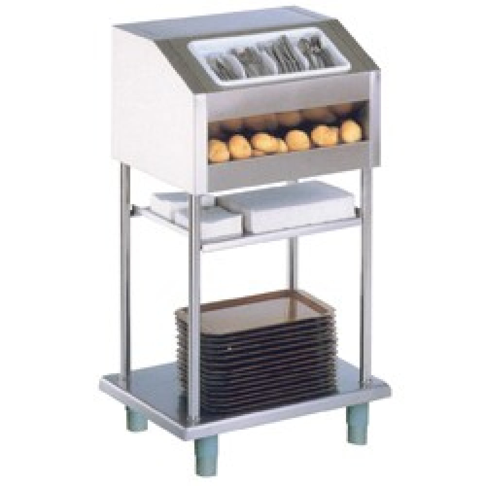 Diamond Plate, bread and cutlery posing element - PCP7