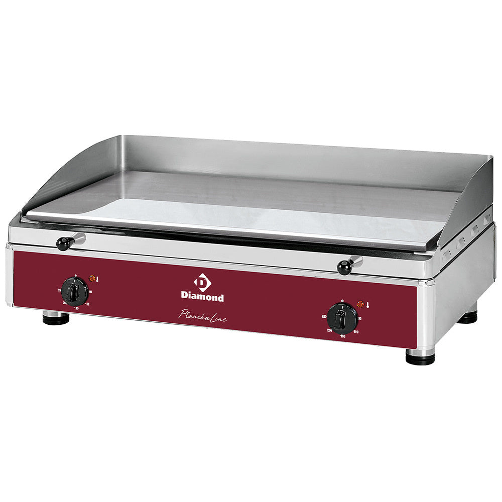 Diamond Electric smooth cooking surface, chrome coated - PLANCHA/3ELCR-N