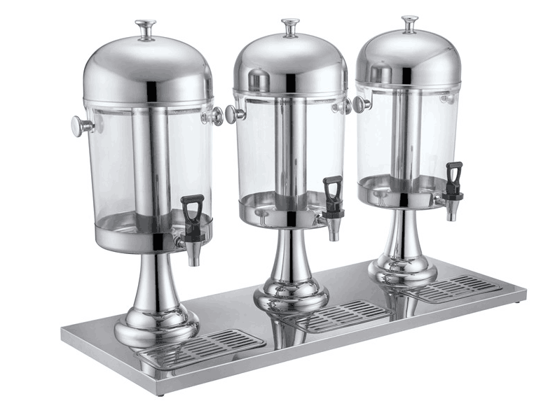 CUBO Dreifach-Saftspender 3x8L Edelstahl CS-TJD