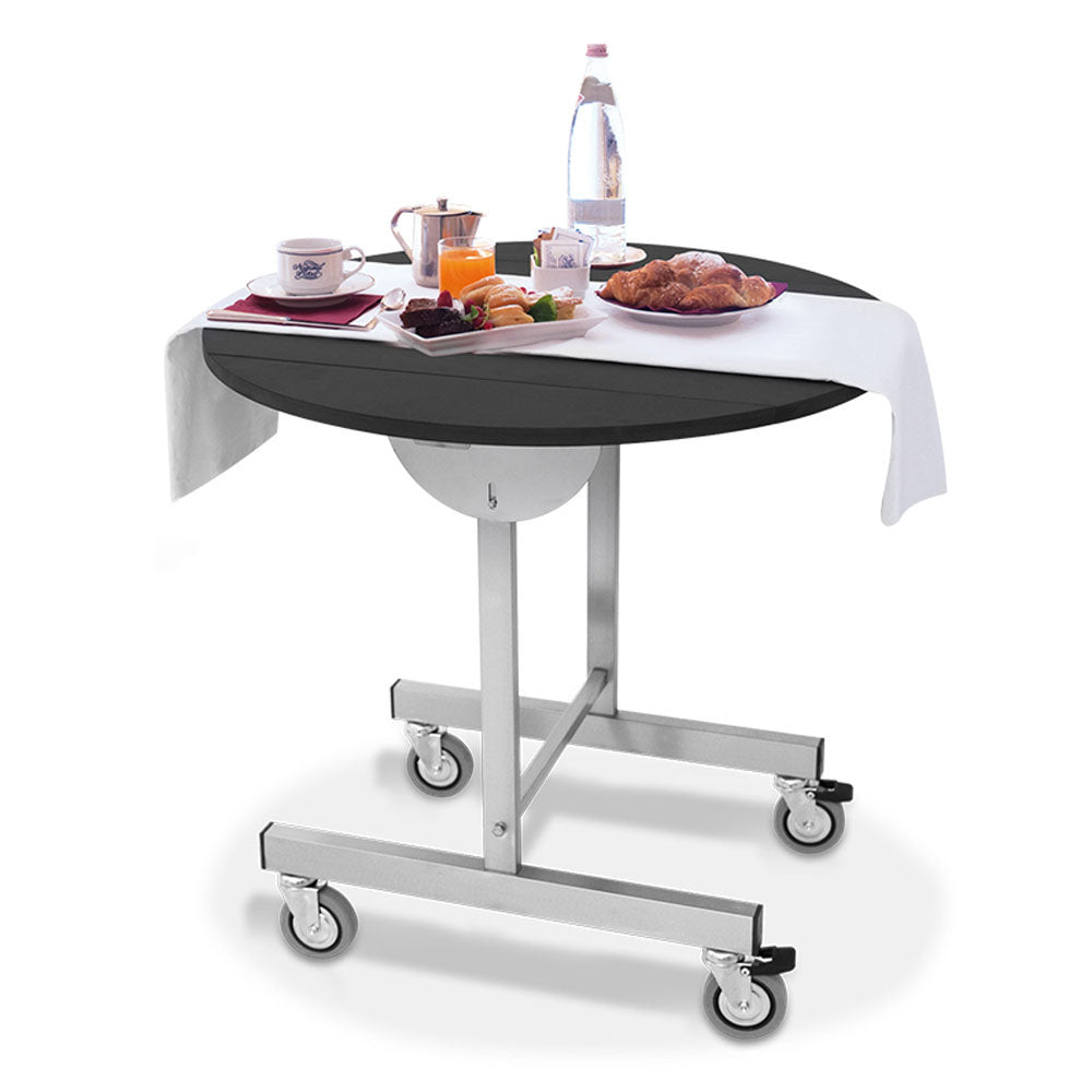 Diamond Service table Ø 800 mm, room service - TDR/SCN