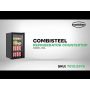Combisteel Single Door Back Bar Bottle Cooler Low Height 80 Litre - 7013.2575
