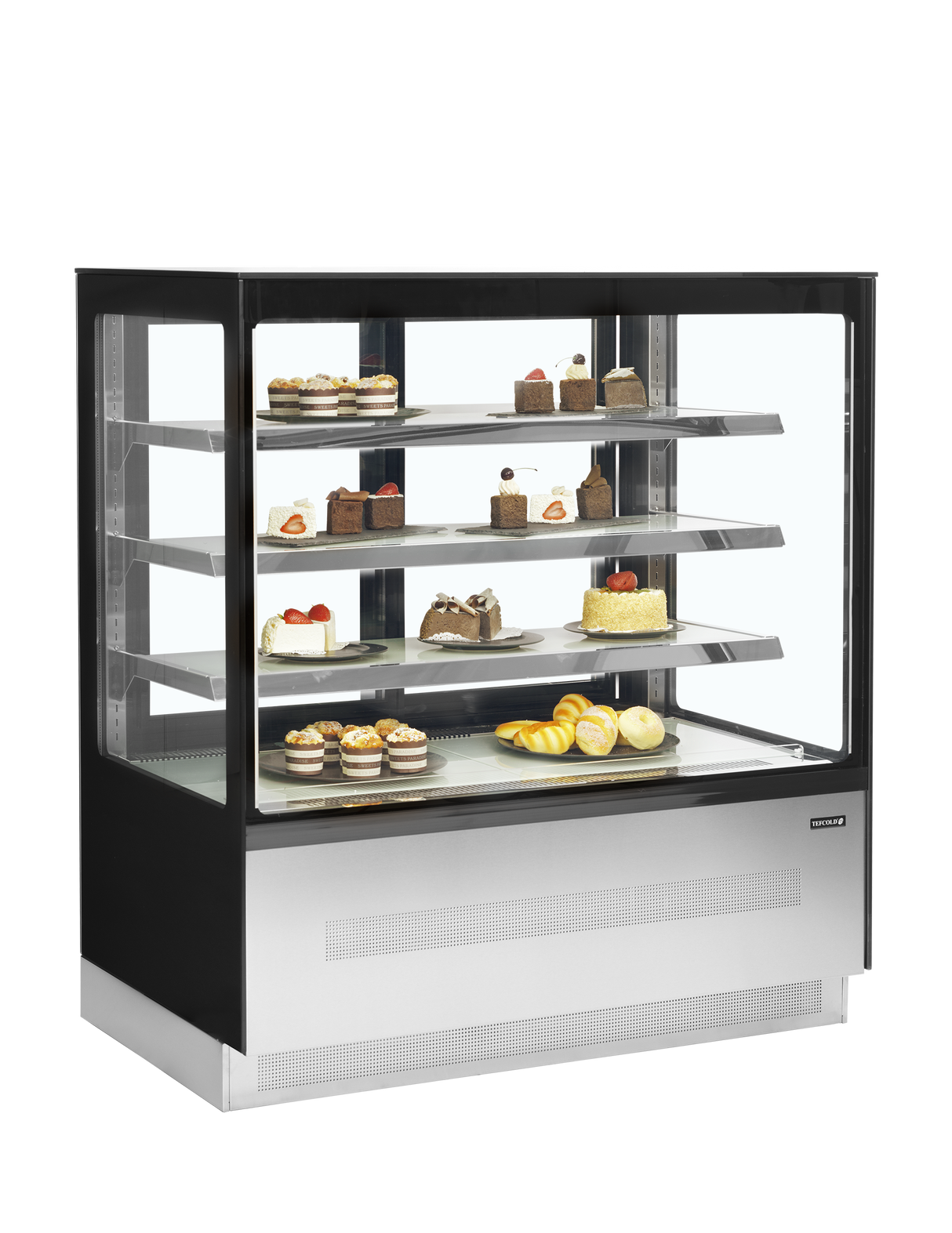 TEFCOLD Refrigerated display case - LPD1203F/BLACK