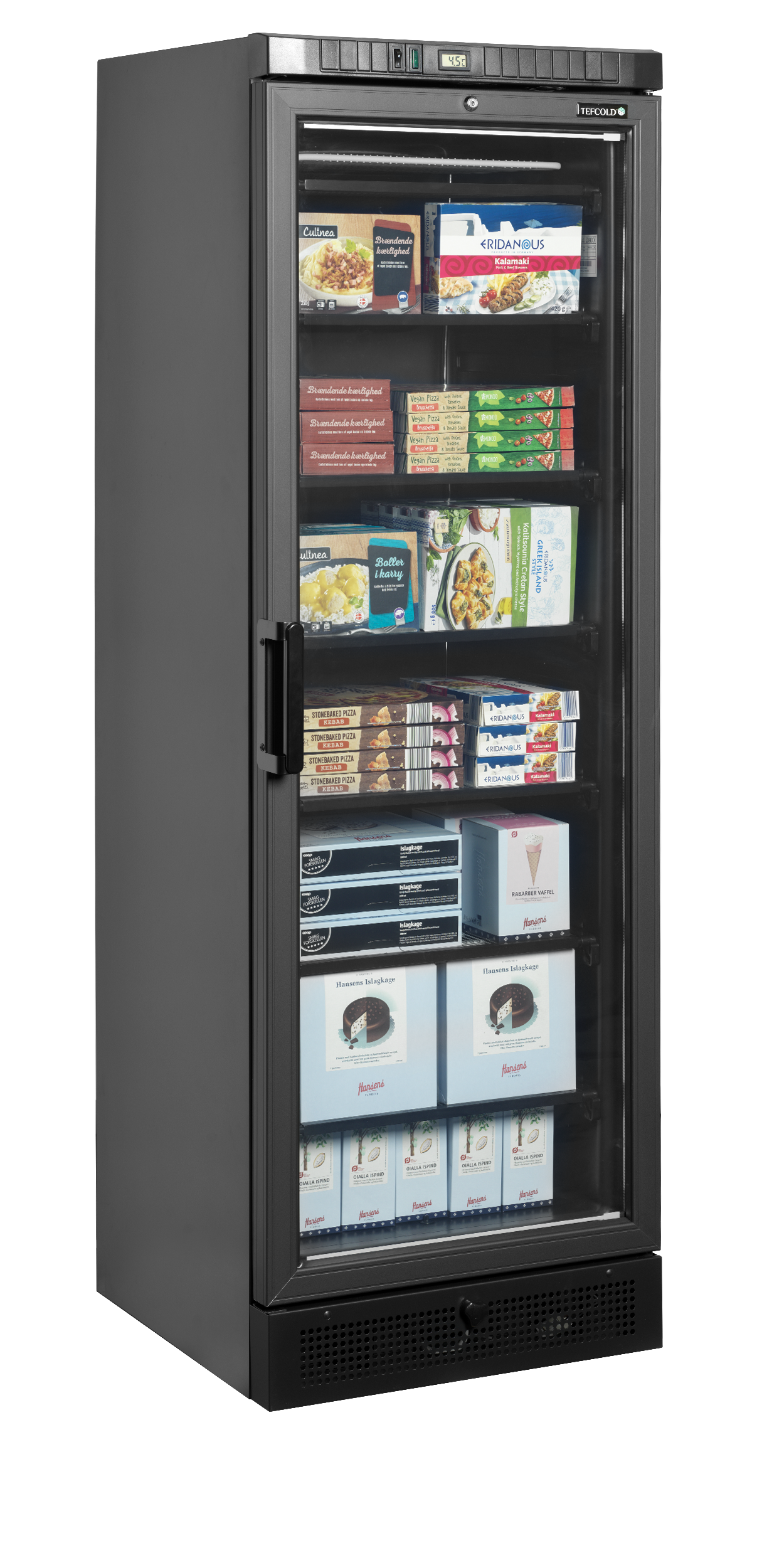 TEFCOLD Freezer glass door - UFSC371G Black