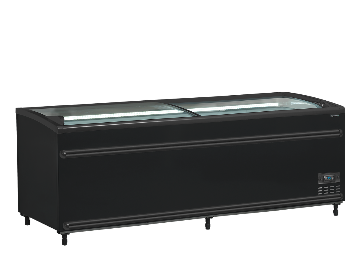Zwarte supermarktkoeler/-vriezer - TEFCOLD