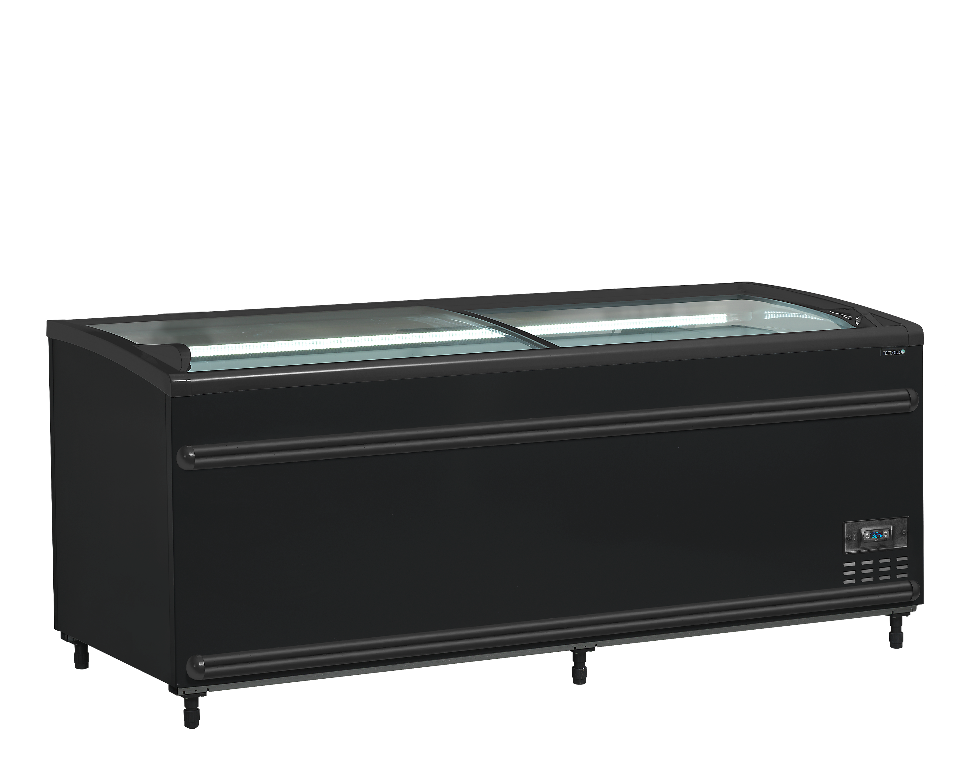 Zwarte supermarktkoeler/-vriezer - TEFCOLD