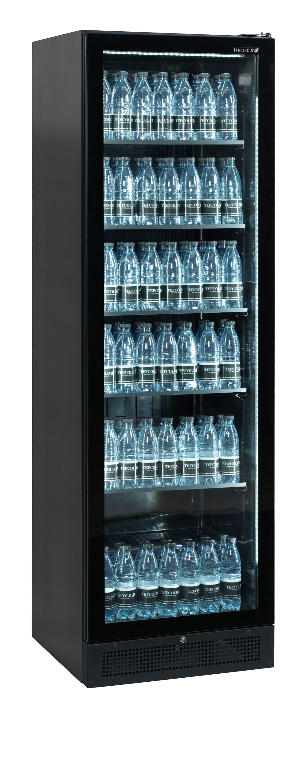 Zwarte displaykoeler - TEFCOLD