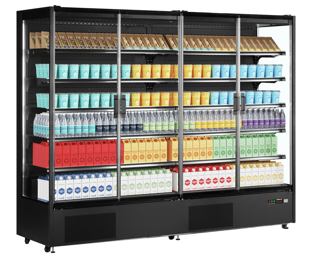 TEFCOLD Multideck cooler, supermarket - PC2500B