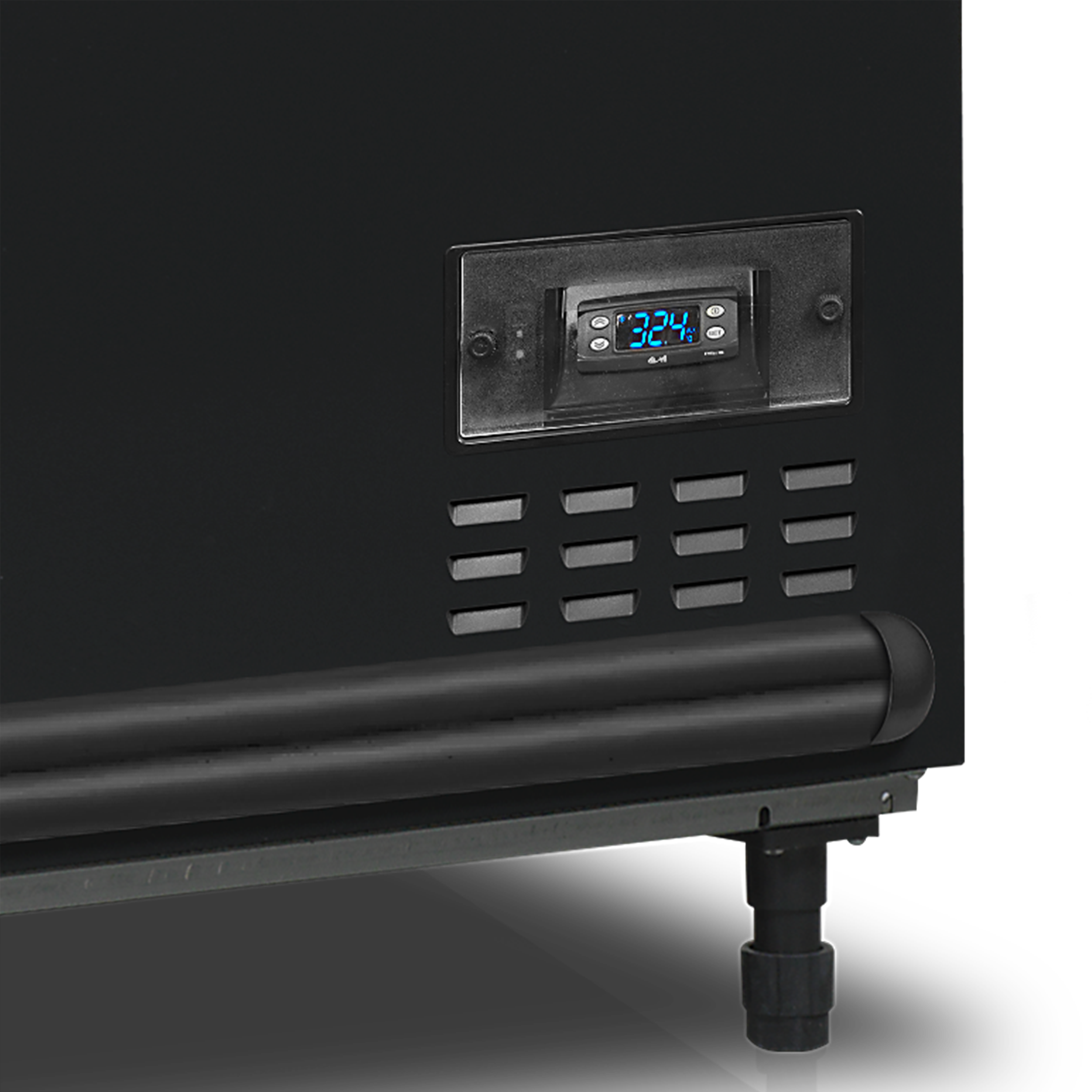 Zwarte supermarktkoeler/-vriezer - TEFCOLD