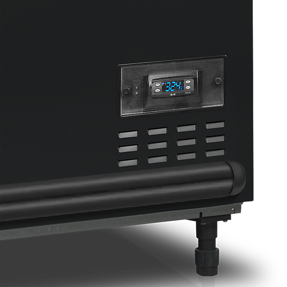 Zwarte supermarktkoeler/-vriezer - TEFCOLD