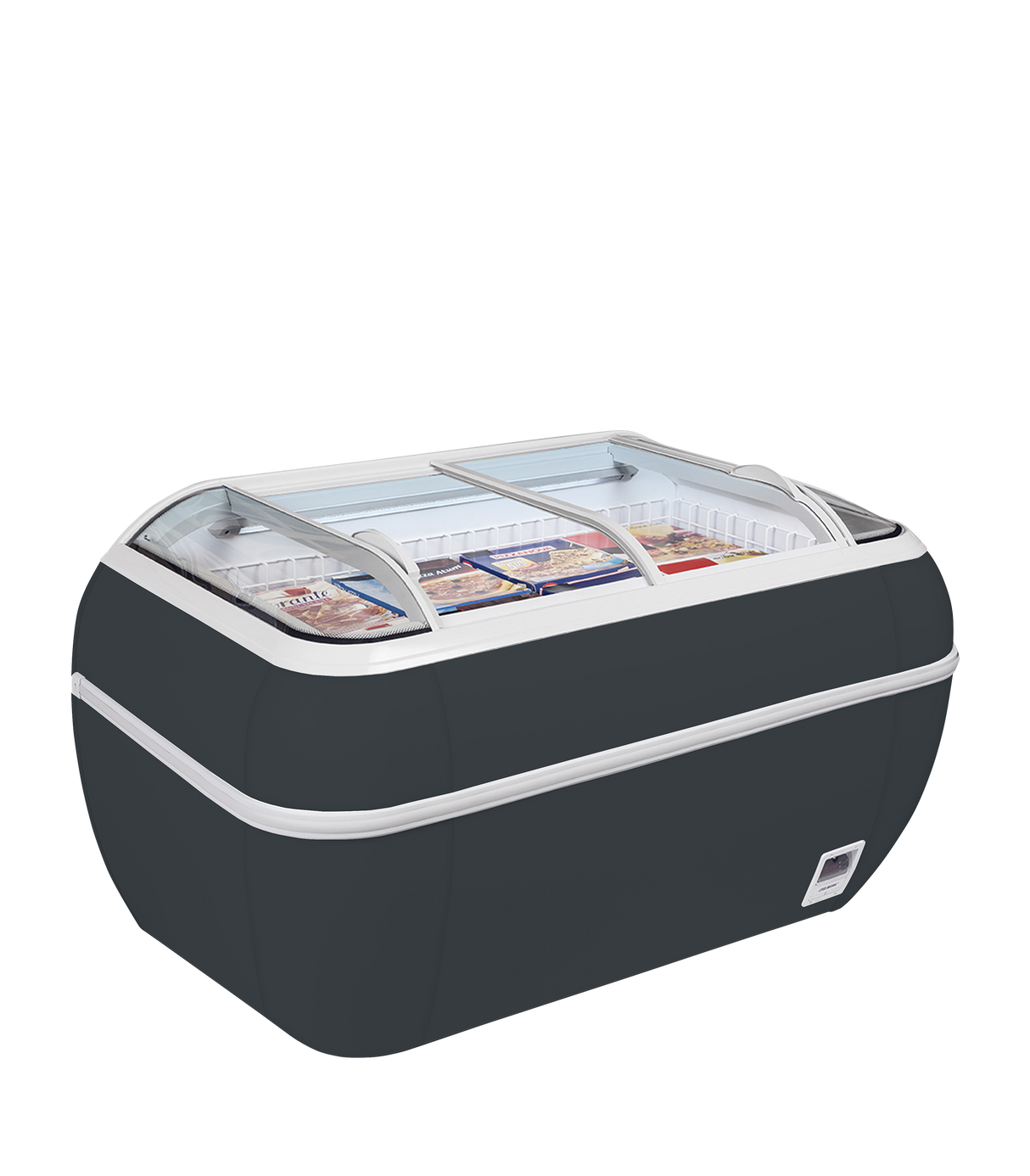 Antraciet supermarktkoeler/-vriezer - TEFCOLD